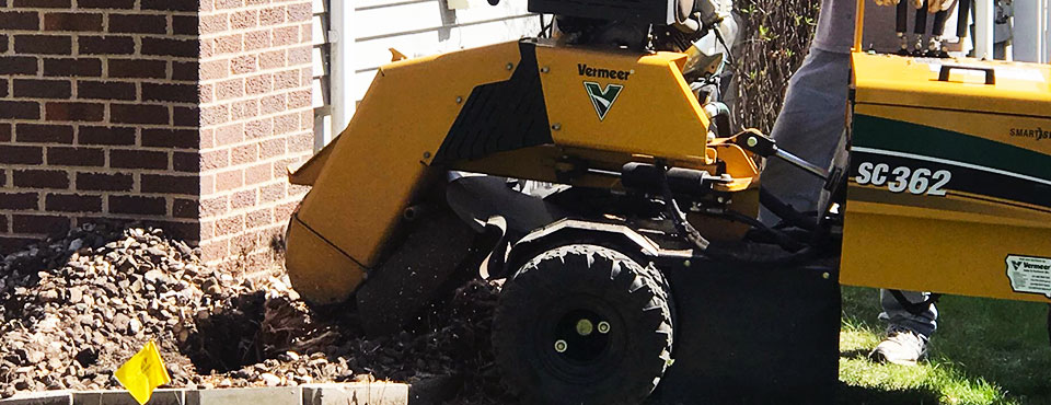 grinding a stump